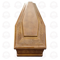 Ataúd de Estilo Europeo, Tamaño Personalizable, Tallado para Cremación, Directo de Fábrica, Accesorios Funerarios