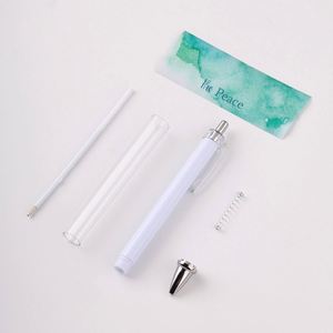X1212 Wholesale Custom Diy Paper Insertable <b>Pens</b> Transparent Clear Tube Plastic <b>Retractable</b> Ballpoint Picture Insert <b>Pens</b> - Product Image 4