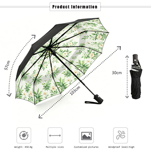 Wholesale 3 Folding Umbrella Full Print For Wholesale Event Giveaway <b>Gift</b> Promotion Umbrella - Product Image 2