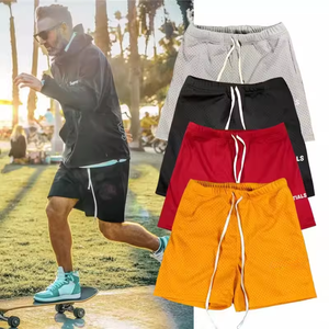 Pantalones Cortos Deportivos de Playa de Secado Rápido, Ecológicos, Casuales, Elásticos, Negros, Talla Grande para Hombre, Servicio OEM Personalizado - Product Image 1
