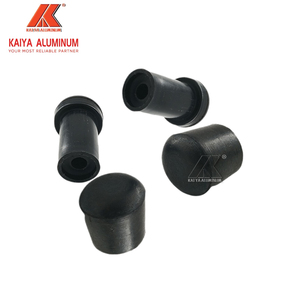 clothing tube rond en aluminium pour fauteuil, 25mm, housse en caoutchouc <span class=keywords><strong>noir</strong></span>, cafa guinée chaise d'extérieur, pied de f - Product Image 4