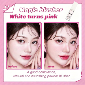 Fard à joues changeant de couleur en tube blanc, marque privée - Product Image 3