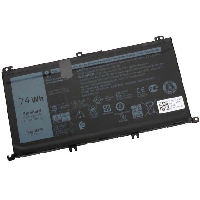 Factory OEM Laptop Battery 357F9 for Dell Inspiron 15 P57F Inspiron 15 7559 15 7000 7567 12 Months Warranty