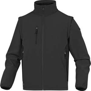 DELTA PLUS-Veste MYSE2GNXG-M Softshell gris-noir 96% polyester 4% élasthanne-manches amovibles-VESTES DE TRAVAIL EAN MW130583 - Product Image 1