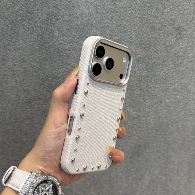 Luxury for iphone 17 16 15 Pro Max Shockproof Mobile Phone Case Leather Protective Cover Daily Use Stylish