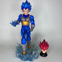 OEM ODM Maßgefertigte Anime-Figur JT-089 Super Saiyan Blue Vegeta Leuchtende Statue Modell Ornament Anime-Figur Schreibtischdekoration