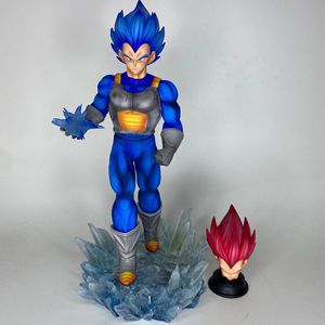 Figura de Anime Personalizada OEM ODM JT-089, Estatua Iluminada de Vegeta <span class=keywords><strong>Super</strong></span> Saiyan Blue, Modelo de Adorno, Decoración de Escritorio - Product Image 1