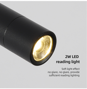 AC85-265V cạnh giường ngủ làm việc nghiên cứu đọc sách Đèn sconces 3 wát LED Đèn tường đêm <span class=keywords><strong>On</strong></span>/<span class=keywords><strong>Off</strong></span> chuyển đổi đồ đạc LED bóng đèn tường đèn - Product Image 3