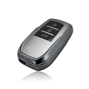 La mejor calidad para Toyota Land Cruiser <span class=keywords><strong>Corolla</strong></span> <span class=keywords><strong>Cross</strong></span> <span class=keywords><strong>2023</strong></span> funda para llave de coche soporte TPU pistolas color <span class=keywords><strong>gris</strong></span> oscuro - Product Image 3