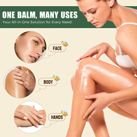 Crème hydratante pour le visage et le corps ATOANY 70g, hydrate en profondeur, adoucit, baume au suif de bœuf fouetté et au miel brut