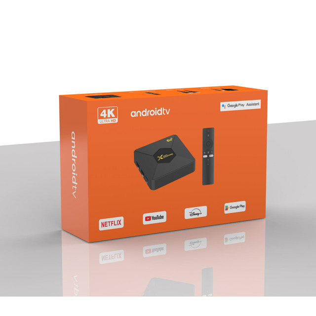 ATV Interface X99pro Android 13.0 ANDROID TV Smart TV Box Support BT 2.4G/5G Wifi Media Player