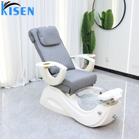 Mobilier de salon de manucure de luxe Kisen ensemble de manucure chaise de pédicure équipement de spa table à ongles chaise de pédicure et ensemble de table de manucure