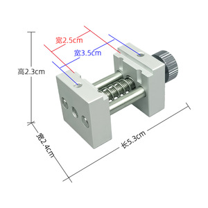 Miniature Split <b>Bench</b> Vise Small Precision Model <b>Tool</b> Smooth Jaw Stationary Base For Gundam Diy - Product Image 3