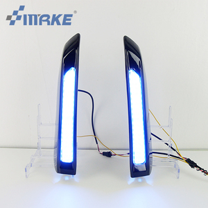 Luce Diurna Modificata Smrke Auto per <span class=keywords><strong>Toyota</strong></span> Agya 2023 2024 2025 Faro LED Fendinebbia DRL con Indicatore di Direzione Dinamico - Product Image 4