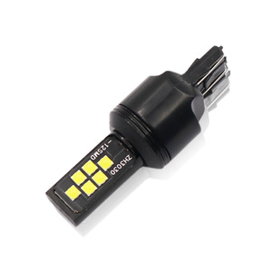 หลอดไฟ LED T20 ในรถยนต์, หลอดไฟเบรค, ไฟสปอยเลอร์หลัง, 15 หลอด, 3030, 12V, สีขาว - Product Image 3