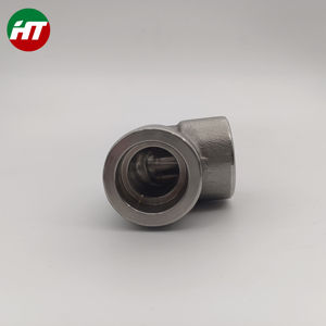 SUS316Ti 1.4571 S31635 320S31 ANSI B16.11 Fittings-316Ti de tuyaux en acier forgé coude en acier inoxydable forgé té forgé" - Product Image 6