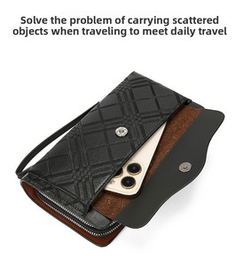 <span class=keywords><strong>Pochette</strong></span> d'Affaires <span class=keywords><strong>de</strong></span> <span class=keywords><strong>Luxe</strong></span> en Cuir PU Vintage pour Hommes avec Logo Personnalisé, Style Minimaliste, Multi-Compartiments, Sac Gorchis - Product Image 6