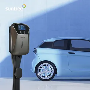 Suntree type 2 ac ev charger smart APP 1-Phase home charger station with cable