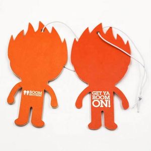 Cheap Advertising Automotive Gifts Products Custom Shape logo Printed Cardboard Paper Hanging Car air Freshener - Product Image 4
