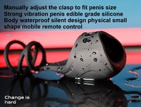 LOVE Vente en gros Anneau de verrouillage réglable pour adulte Adam de troisième génération Entraîneur de pénis Masturbateur à vibration rechargeable Taille incroyable