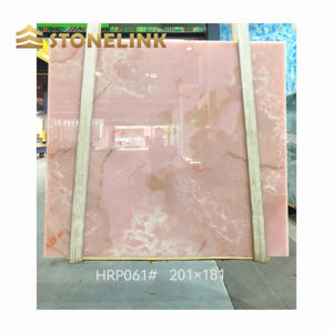 Losas de ónix rosa de lujo Stonelink, diseño moderno, piedra de cuarcita Rosa natural retroiluminada, panel de gran tamaño con acabado de cristal - Product Image 5