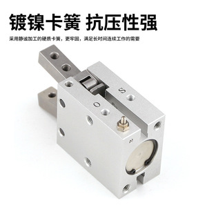 กระบอกลมนิวแมติก DDE Dade Pneumatics MHC2 แบบนิ้ว 10D 16D 20D 25D ชนิดเปิด-ปิดแบบ Pivot  แบบลมสองทาง ตัวเรือนอะลูมิเนียม - Product Image 4