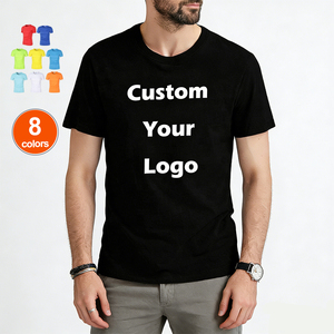 Camiseta Lisa al por Mayor, Personalizable con Serigrafía, de Poliéster, para Hombre, Tallas Grandes - Product Image 3
