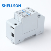 DC SPD 2P 500V 40KA Din Rail solaire extérieur Protection de l'alimentation dispositif de protection parafoudre SPD