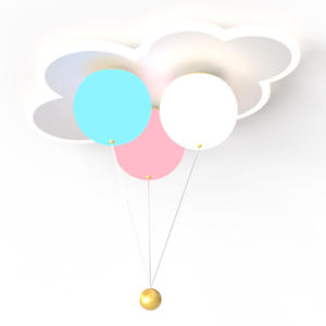 Lampe de chambre de protection des yeux pour enfants à <span class=keywords><strong>ballon</strong></span> simple moderne lampe de chambre créative plafonnier d'étude éclairage Zhongshan - Product Image 3