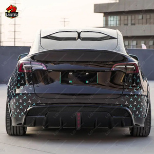 Nouveau Design pour <span class=keywords><strong>Tesla</strong></span> modèle <span class=keywords><strong>Y</strong></span> mise à niveau vers le Kit de carrosserie de becquet de Style D matériau en Fiber de carbone 2019 2020 2021 2022 <span class=keywords><strong>2023</strong></span> - Product Image 2