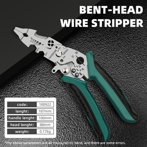 Pince à dénuder les fils multi-usages en acier à haute teneur en carbone de qualité industrielle, avec poignée en PVC, à dents, métrique, OEM, à bas prix - Product Image 5