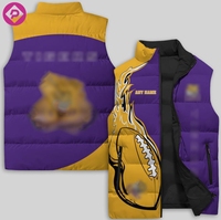 Veste de sport personnalisée en gros avec logo d'équipe vintage imprimé, pour femmes, automne-hiver, chaude, grande taille, impression numérique 3D