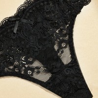 En Stock: Bragas de Mujer Sensuales y Transpirables de Talle Bajo, Tanga de Encaje, Ropa Interior para Adultos