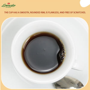 Tasse à expresso italienne personnalisée de 60 ml – Mini-tasse élégante blanche de collection avec logo et motif personnalisés pour cadeaux de café, d'hôtel ou de mariage - Product Image 3