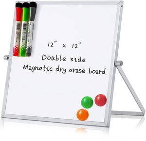 Escritorio móvil plegable portátil Mini doble cara <span class=keywords><strong>pequeña</strong></span> borrado en seco borrado magnético <span class=keywords><strong>pizarra</strong></span> blanca para el hogar y la Oficina - Product Image 1