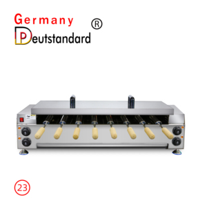Máquina de Alta Potencia para Hacer Bizcochos de Chimenea, Horno para Conos de Helado, Máquina para Hacer Bizcochos de Chimenea Antiadherente de 8 Rodillos para Restaurante - Product Image 2