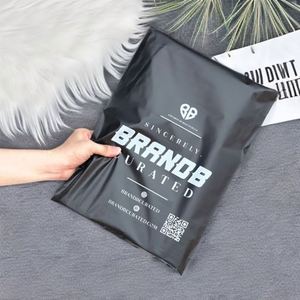 Custom Low MOQ High Quality Postal Bags Black Matte logo Shipping Bag Clothing Poly Mailing Package for <b>Clothes</b> - Product Image 4