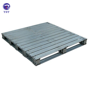 भारी शुल्क रसद गोदाम परिवहन जस्ती धातु स्टील पैलेट - Product Image 4