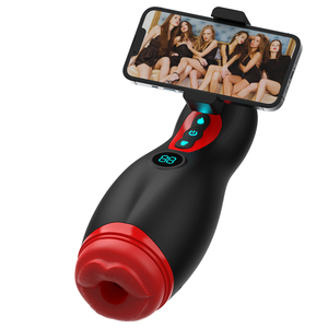 Ứng dụng 2025 điều khiển nam thủ dâm tự động cốc 5 trong 1 có thể sạc lại công việc thổi Điện thoại video - Product Image 6