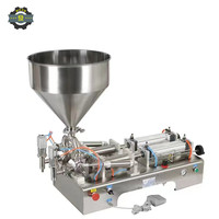 Machine de remplissage de bouteilles pneumatique de pâte de lait liquide visqueux de dessus de table Machine de remplissage de lotion