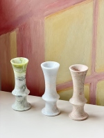 Vase à fleurs en onyx marbré naturel RF, vase en pierre sculpté à la main, décoration d'intérieur, vase en marbre pour table de salon, hôtel