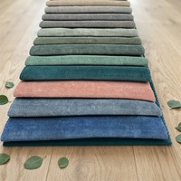 Nouveau design 2026 – Tissu d'ameublement en velours Mosha imprimé sur mesure, 100 % polyester tricoté, pour textiles et accessoires de maison