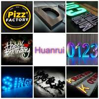 Lettres rétroéclairées LED personnalisables haut de gamme pour diverses occasions, y compris les hôtels, les centres commerciaux, les boîtes lumineuses publicitaires pour magasins