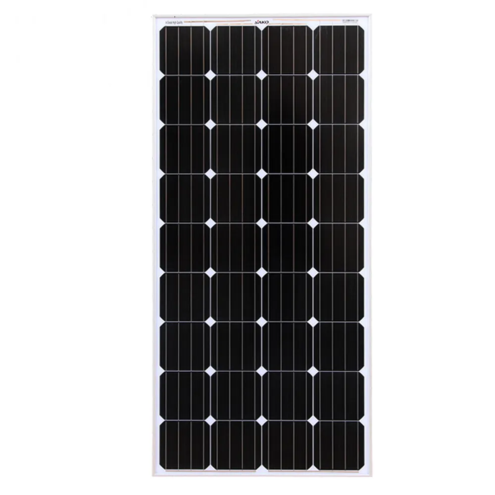Sherwani أسعار في باكستان 150w مونو ألواح الطاقة الشمسية المصنوعة من خلية فولطا ضوئية صنع في الصين