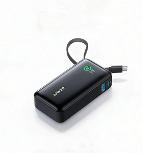 Anker A1259 Nano 10000mAh พาวเวอร์แบงค์แบบพกพา สายชาร์จในตัว รองรับการชาร์จเร็ว 30W PD พร้อมหน้าจอ LCD แสดงผลแบบดิจิตอล - Product Image 1