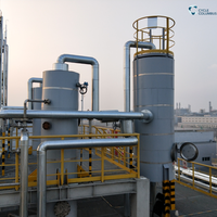 Réservoir de stockage personnalisé anti-corrosion avec revêtement en PTFE, cuve sous pression en caoutchouc pour le stockage de liquides industriels chimiques fins