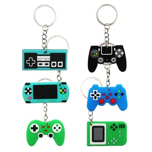 Porte-clés console de jeu de dessin animé en PVC souple, pendentif manette <span class=keywords><strong>Fortnite</strong></span>, petit cadeau, jouet, modèle DJS006 en gros - Product Image 2