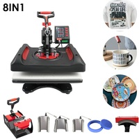 Presse à Chaud Multifonctionnelle Freesub 8-en-1 pour T-shirts, Mugs, Casquettes et Assiettes – Machine de Sublimation