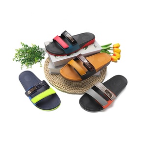 เฮงเฮา ขายส่ง รองเท้าแตะสไลด์แบบกำหนดเอง โรงงานรองรับการผลิตแบบ Private Label พื้นรองเท้า PU รองเท้าแตะผู้ผลิตโดยตรงสำหรับใช้ในชีวิตประจำวัน - Product Image 5