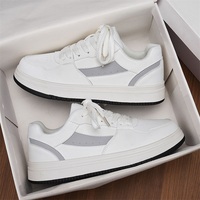 Chaussures de skate à plateforme pour hommes, en cuir véritable, respirantes et durables, baskets décontractées pour tous les jours
